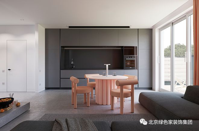 级灰+粉精致独特的高级感装修！凯发K8登录入口绿色家装饰｜高