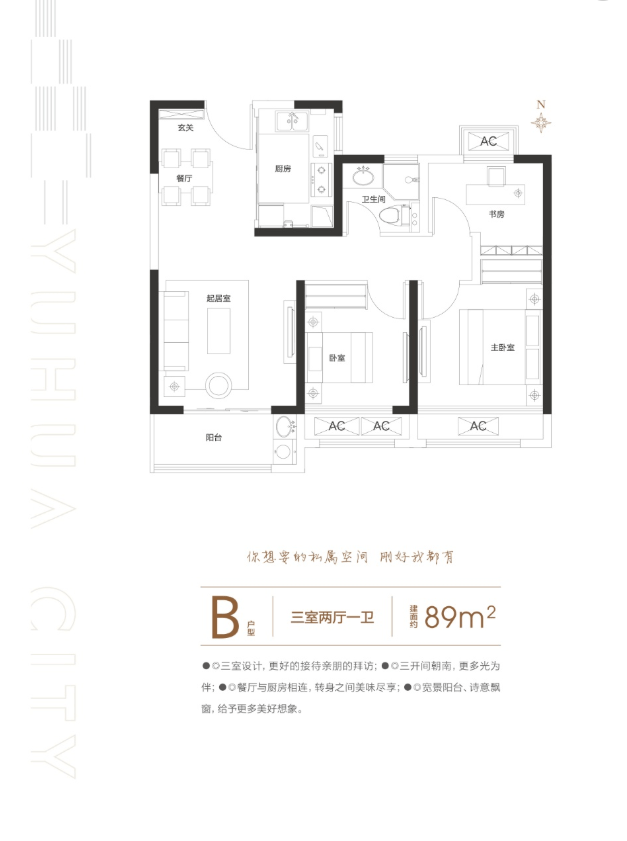华城[售楼处]房价动态+户型图解析凯发国际K8裕华城楼盘今日发布!裕(图6)